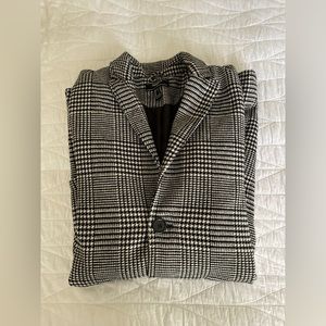 Forever 21 Men’s Houndstooth Trench Coat SIZE L